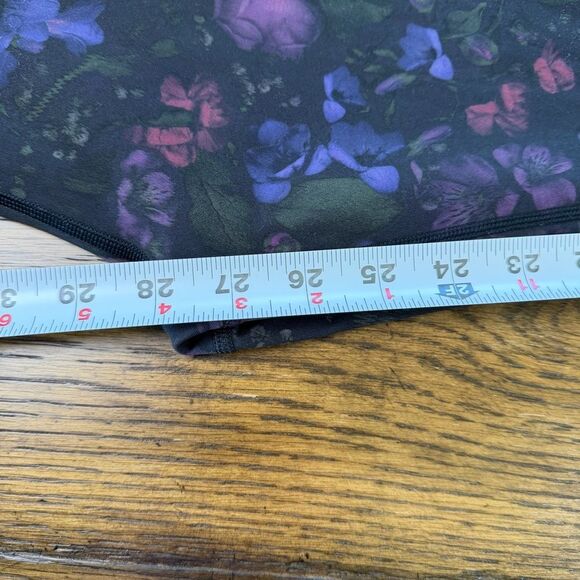Lululemon Wunder Under Hi Rise Black Floral - Picture 10 of 12